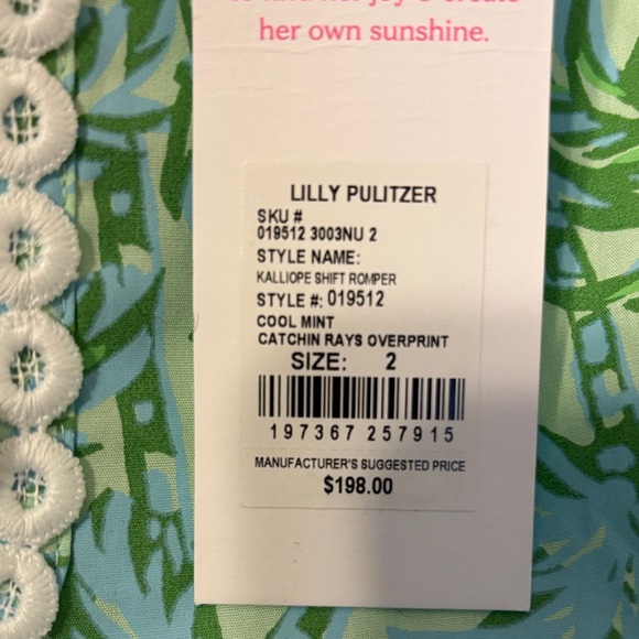 Lilly Pulitzer Kalliope Romper - Picture 7 of 8